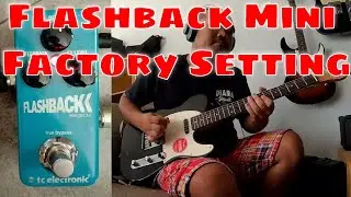 TC Electronic Flashback Mini Delay Factory Setting - Squier Telecaster California Series