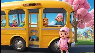 Baby&rsquo;s School Bus Adventure 🚌👶 | Fun Bus Song for Toddlers & Preschoolers