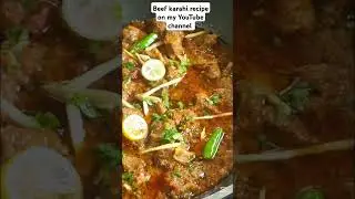 Restaurant style Beef karahi recipe|Beef karahi gosht with gravy||contemporary cuisines||