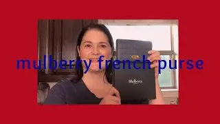 Mulberry Plaque French Purse Wallet Reveal & Review | Black Friday Purchase |#MulberryWallet