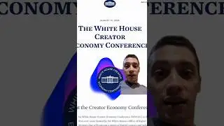 There was a Creator Conference at the White House?! #creatoreconomy #creatorconference #creators