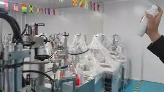 AILE Semi Automatic Cosmetic Face Mist Face Spray BOV Aerosol Filling Machine(test video)