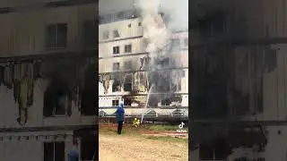 The Galaxy hotel burned down..😭