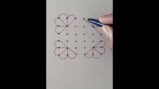 Daily Morning Simple Rangoli Designs #akkirangoli #mugguludesigns #muggulushorts #dailymuggulu