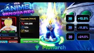 Shiny Monarch Super Vegito Showcase In Anime Vanguards
