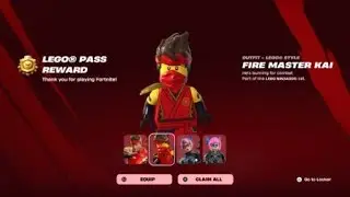 Fortnite LEGO&reg; Outfit:  FIRE MASTER KAI