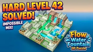Classic - Mix - Уровень 42 | Flow Water Fountain 3D Puzzle | Прохождение, Геймплей, Без комментариев