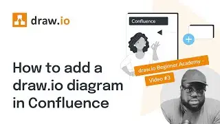 How to add a draw.io diagram in Confluence | draw.io Beginner Academy - Video #3