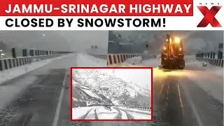 Jammu Kashmir Snowstorm: Snowfall Shuts Jammu-Srinagar Highway, Flights Cancelled In Kashmir!
