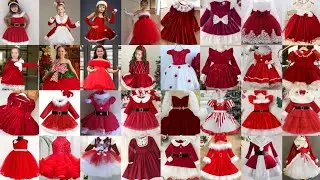 Kids Christmas Outfit Ideas |Baby GirlChristmas Dress 2024 |Velvet Frock
