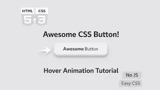 Pure CSS Awesome Button Hover Effect | Coding Cloud