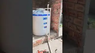 Milton tank 1000 litre feeting #plumber #watertank