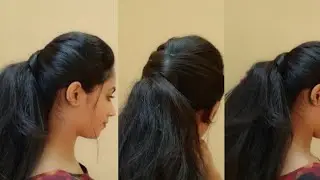 High Puff Sleek PONYTAIL | Ponytail Hairstyle | High Ponytail for Work,College or Party|MALAYALAM🔥🔥