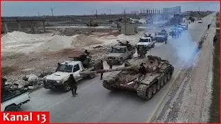 Syrian forces enter Northern town as Kurdish fighters withdraw from Deir Hafer in Aleppo
