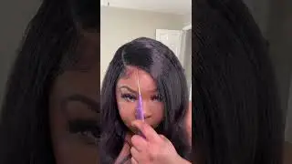 Sleek Yaki-Straight 4C Wig &ndash; No Glue Needed #4cwig #KinkyEdgesWig