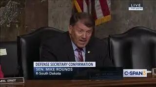Rounds Questions Department of Defense Secretary Nominee Mark Esper at Confirmation Hearing