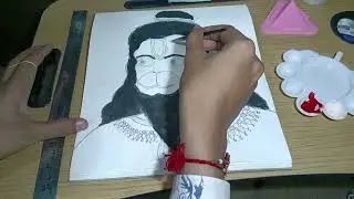 Hanumanji Drowing Art  ll DP artist ll#art #drawing #artistdrawing #artiss #trending #youtube #viral
