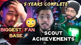 Scout Biggest Fan Base⚡5Years Complete*Achievements ft Scout