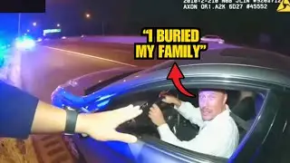 Officer Stops Speeding Car&mdash;Driver Confesses to Burying His Family Alive, Bodycam Goes Viral