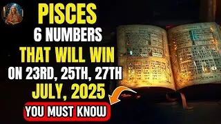 Pisces 6 Lucky Numbers to FOCUS and GET RICH on 23th, 25th, and 27th of July  2025 Buddhist Philosop