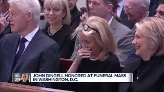 Members of Congress, former President pay tribute to John Dingell in Washington DC