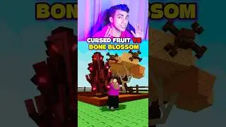 CURSED FRUIT VS BONE BLOSSOM GROW A GARDEN 😱