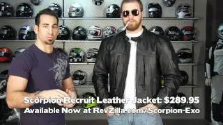 Scorpion Recruit Leather Jacket Review at RevZilla.com