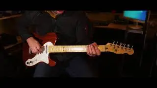 Squier Telecaster Classic Vibe Thinline modifi&eacute;e avec Bare Knuckle Boot Camp True Grit !