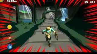 PITFALL 1080p Gameplay 8800 Meter High Score! (Android)