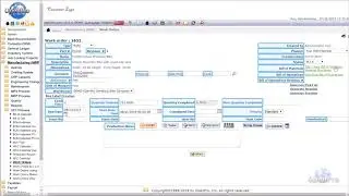 OpenPro ERP Manufacturing how to issue raw material to a work order