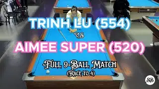 SoCal Women&rsquo;s 9-Ball Tour 2025 - Trinh Lu (554) vs Aimee Super (520) - Good Times (Full Match)