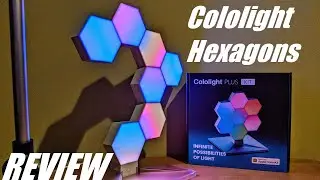 REVIEW: Cololight Hexagon Smart LED Tile Lights - Nanoleaf Alternative? (RGBIC)