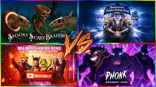 ⚠️ SPOOKY SCARY BRAINROT 🆚 BRAINROT HEROES 🆚 PHONK CREW | ULTIMATE TILES HOP BATTLE! 👻🔥