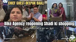 CHIEF GUEST DEEPAK BAALI BJP🪷|Bike Agency reopening| Canada se bhaiya bhi aa gye🫨|Live with Ranjana|