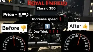Increase your Royal Enfield Classic 350&rsquo;s Top Speed with this one Trick ! Easy ! Affordable !