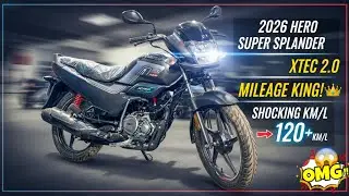 2026 Hero Super Splendor Xtec 2.0 😱 Mileage King of India? 90KMPL Truth!