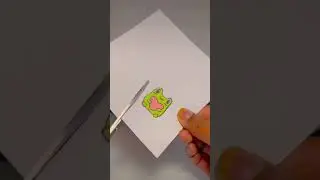 Frog Sticker cute easy to draw