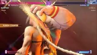 Cammy Takes a Roundhouse,Body Slam,Leg Counter,Power Bomb into her Defeat