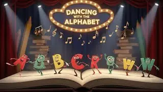 Dancing with the Alphabet, kids songs, nursery rhymes, english learning, fun learning for kids,