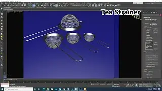 Tea Strainer modeling tutorial