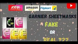 Garnier Sheet Masks fake or real??🤨🤨| Truth Revealed |Garnier| Tanvika