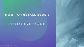 How to Install Blue J
