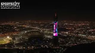 TORCH TOWER Qatar - Officially the largest 360&deg; screen in the world
