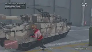 GTA V  Onlinne  - Conduciendo un Tanque en una misión