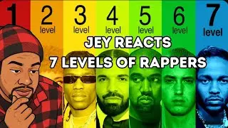 JEY REACTS | 7 LEVELS OF RAPPER REACTION BY @Duplee