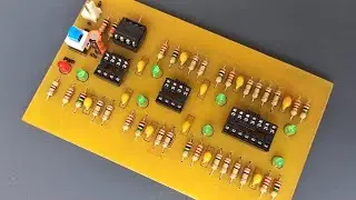 Opamp IC Tester Circuit Board For Single, Dual & Quad Opamps In DIY PCB / Making Video 