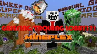 GRIEFING THE MINEPLEX SERVER LOBBY!?! FORCE OP HACK!?!
