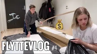 FLYTTEVLOG #4 // IKEA, GJØR MEG KLAR TIL FEST, MAKEUPSKOLE++