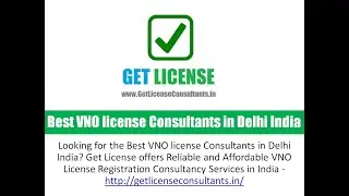 Best VNO license Consultants in Delhi India - Get License Consultants Delhi