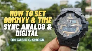 Casio G-Shock Analog and Digital Watch Don't Match | How to Set Date and Time | Telugu | Vamsi Naik